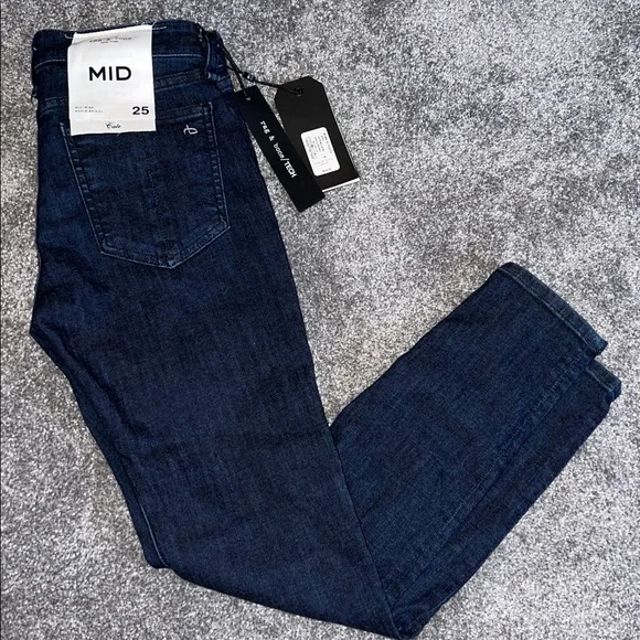 Rag & Bone Mid Rise Ankle Skinny - Picture 1 of 4
